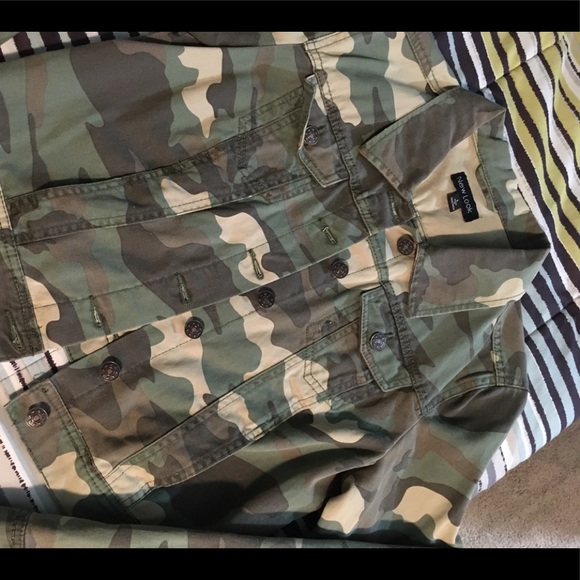New Look Jackets & Blazers - New Look Lg. Army Jean Jacket